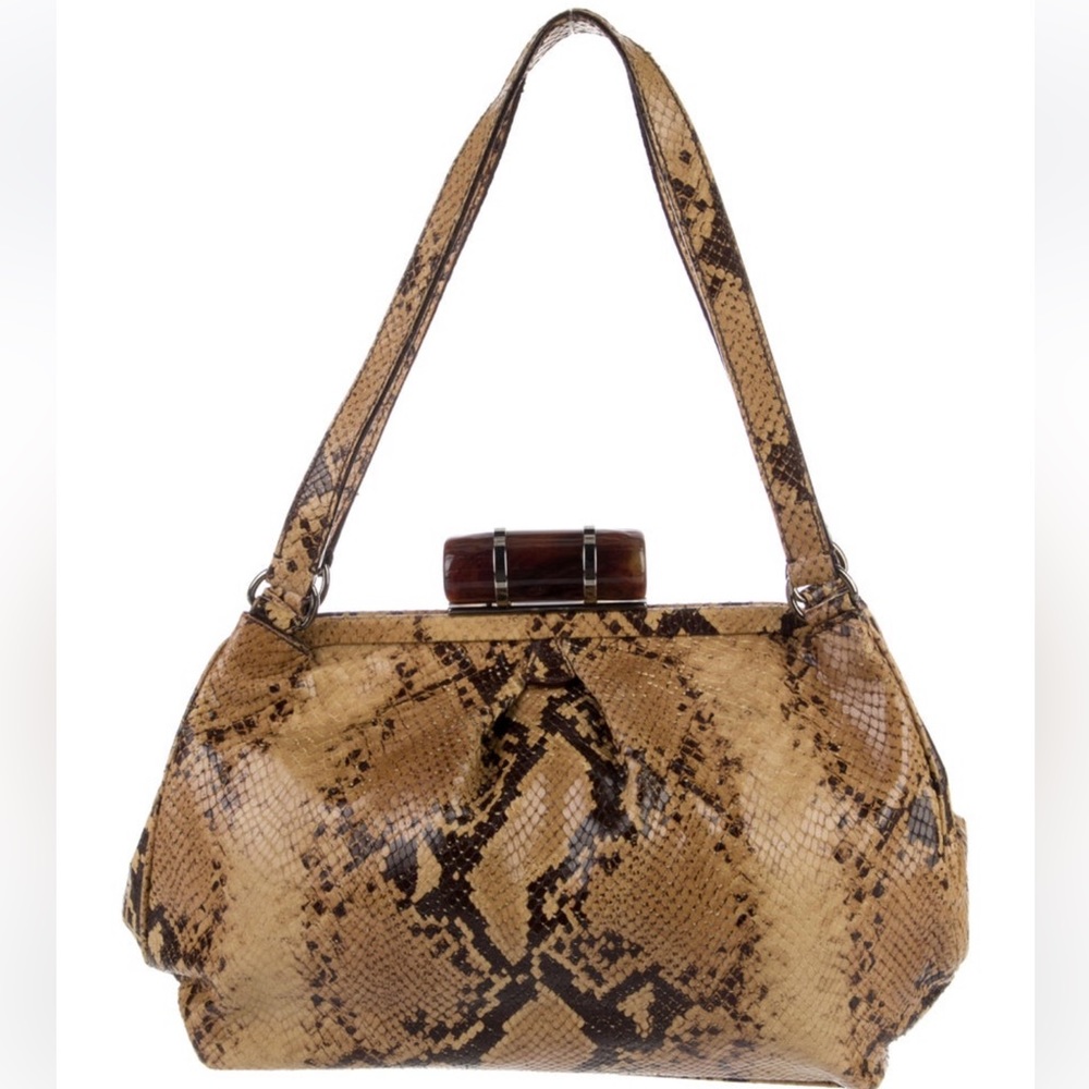 Miu Miu Python Handle Bag